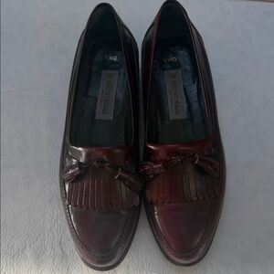 Bruno Magli dark brown leather